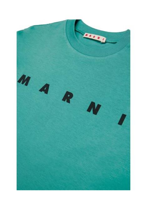 T-shirt con logo MARNI KIDS | M002MV M00RF0M545